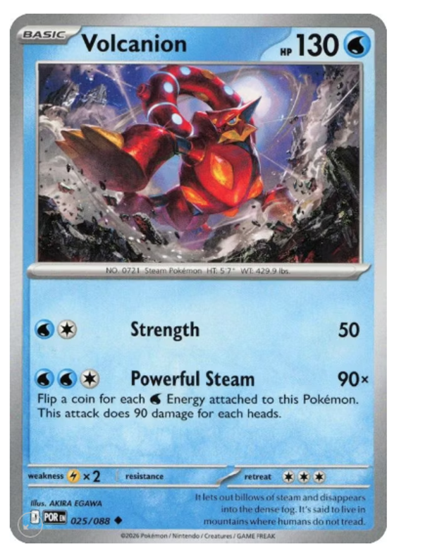 Volcanion – 025/088 holo
