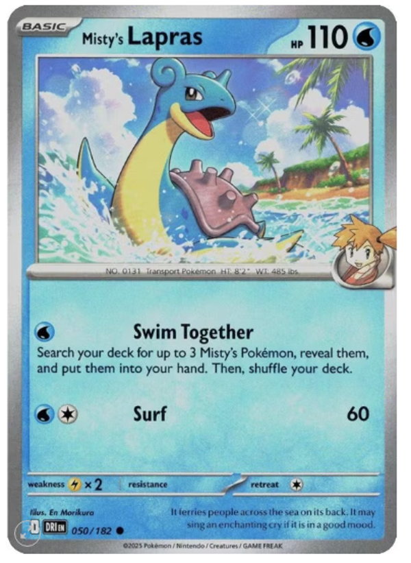 Misty’s Lapras – 050/182