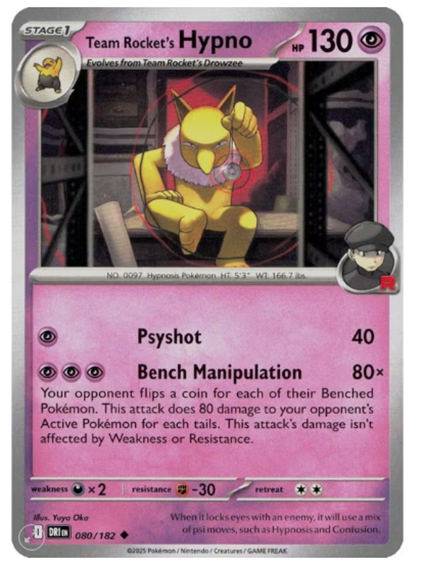 Team Rocket’s Hypno – 080/182