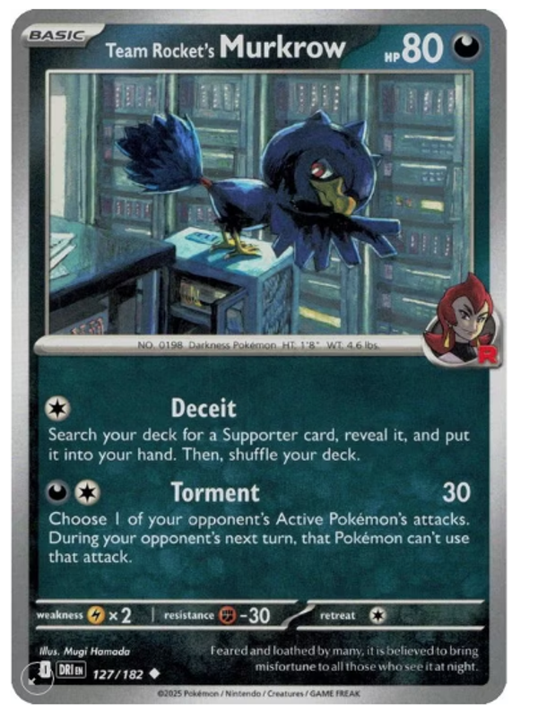 Team Rocket’s Murkrow – 127/182