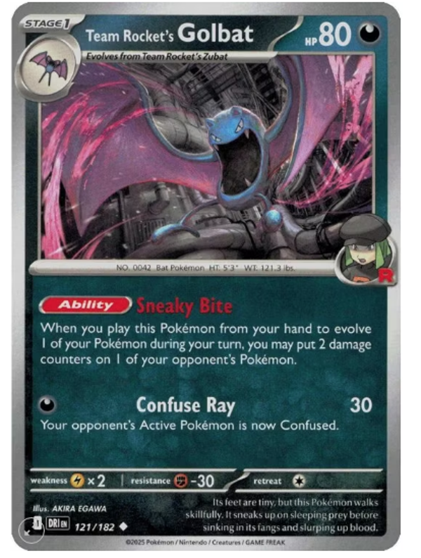 Team Rocket’s Golbat – 121/182