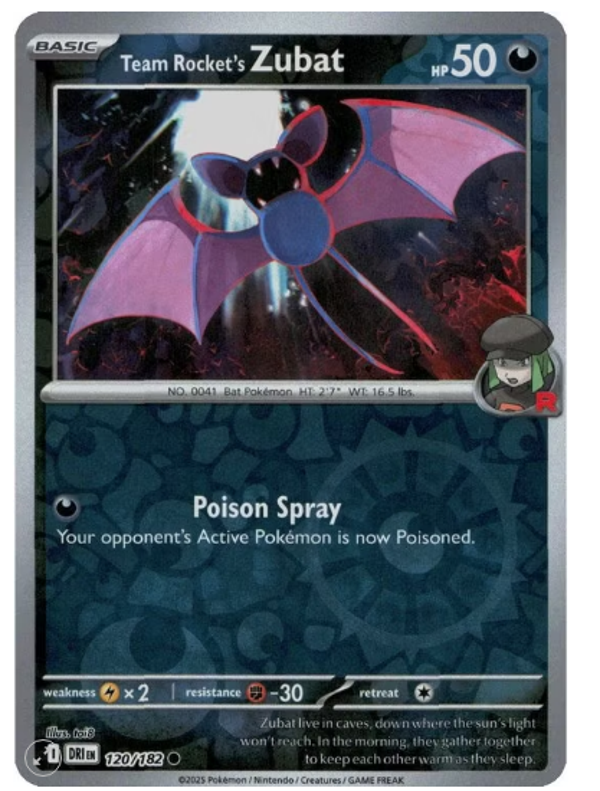 Team Rocket’s Zubat – 120/182 – Reverse