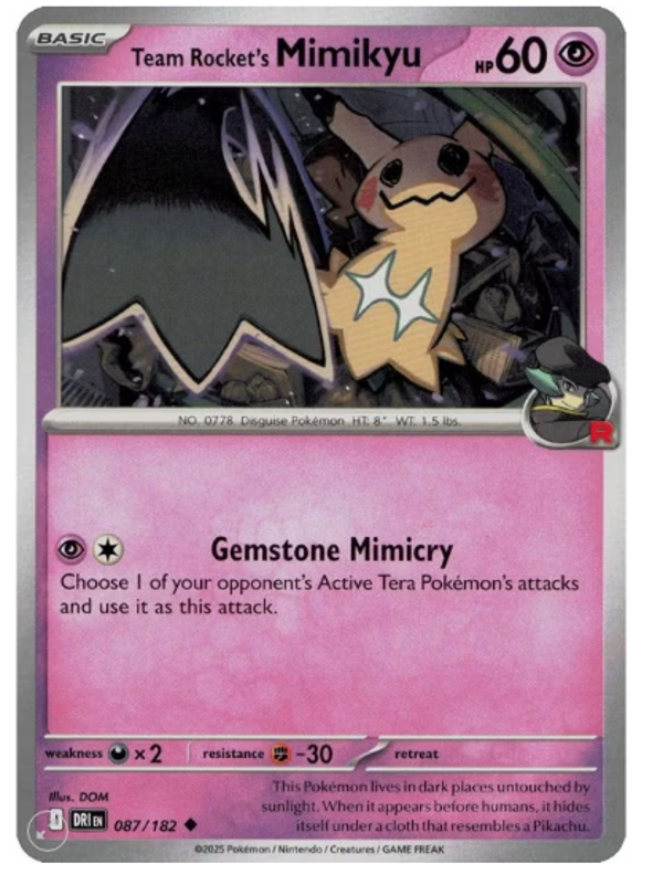 Team Rocket’s Mimikyu – 087/182