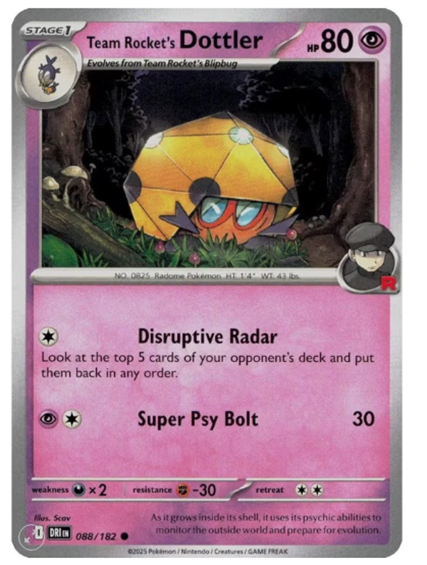 Team Rocket’s Dottler – 088/182