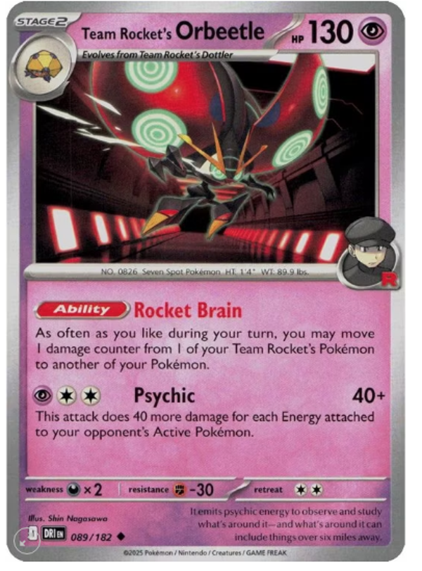 Team Rocket’s Orbeetle – 089/182
