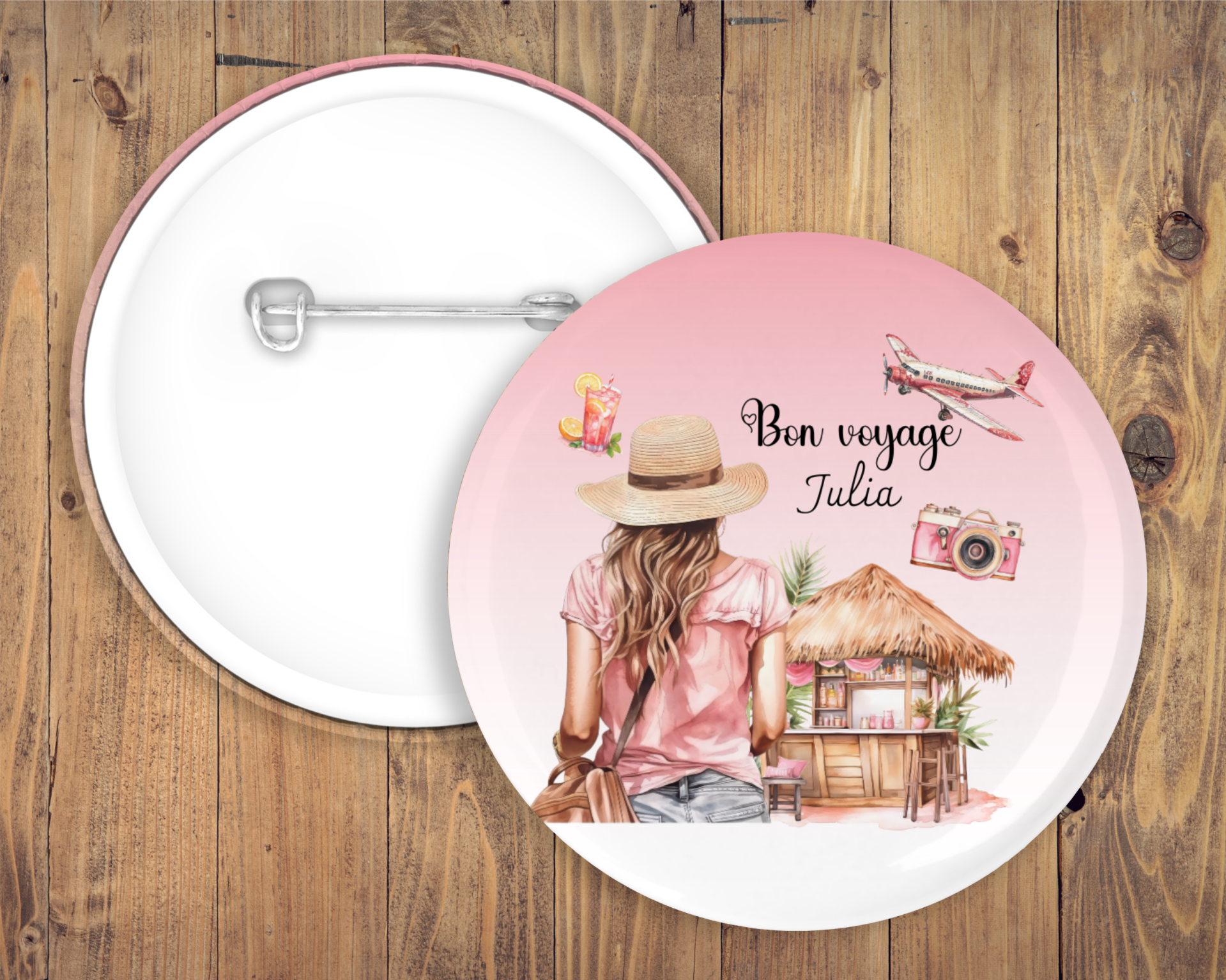 badge "spécial voyageuse"