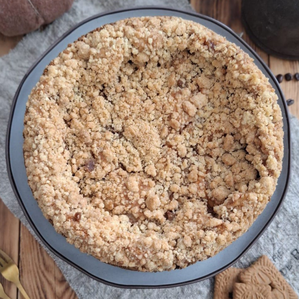 Appel Crumble Cheesecake