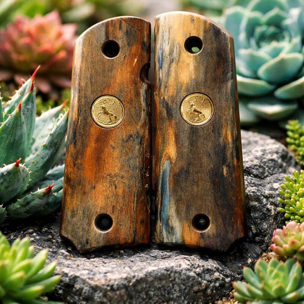 1911 Grips Wooly Mammoth Ivory tusk- #519