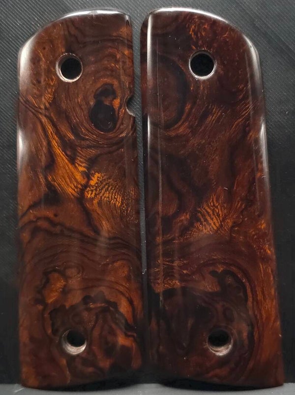 1911 Wood Grips Ironwood gun grips- #406