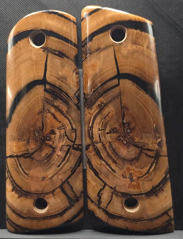 1911 Grips Wooly Mammoth cross cut #485