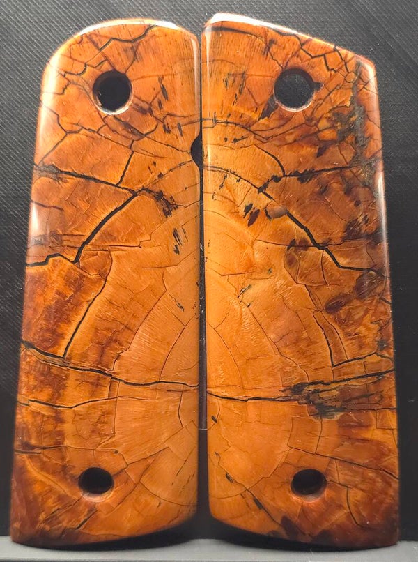 1911 Grips Wooly Mammoth cross cut #484