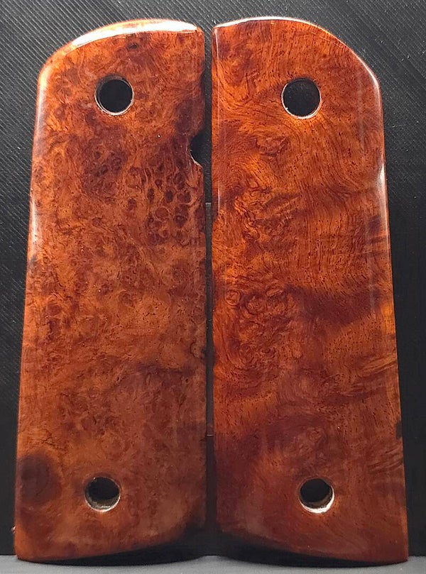1911 Wood Grips Amboyna Burlwood- #505