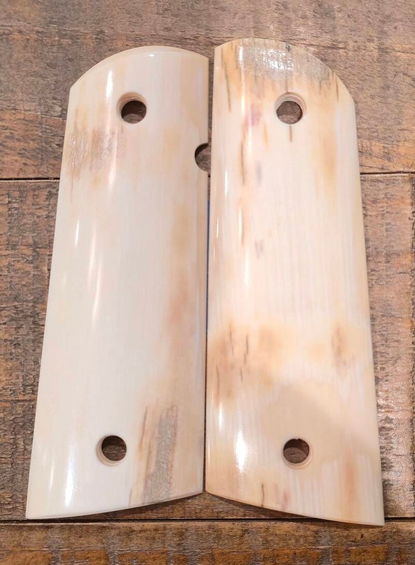 1911 Grips Wooly Mammoth Ivory tusk #543
