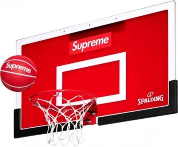 Supreme Mini Basketball hoop and Basketball
