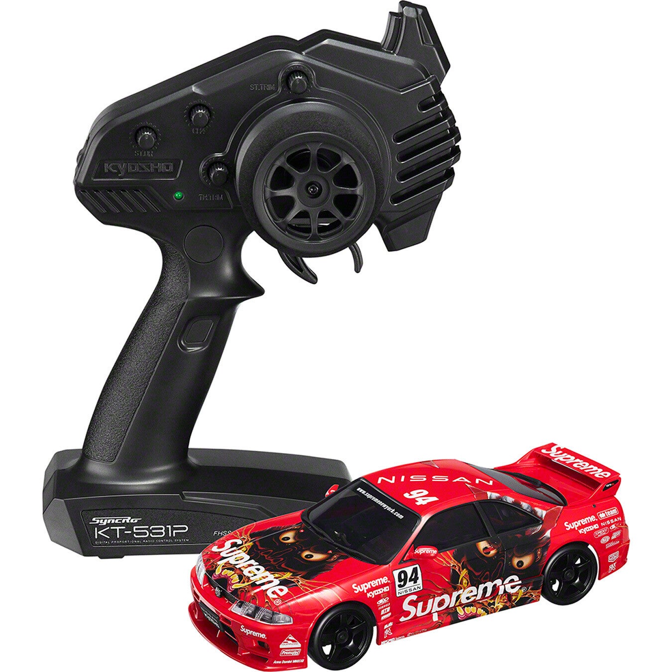 Supreme Kyosho Mini-Z Nissan Skyline Nismo R33 RC Readyset Red
