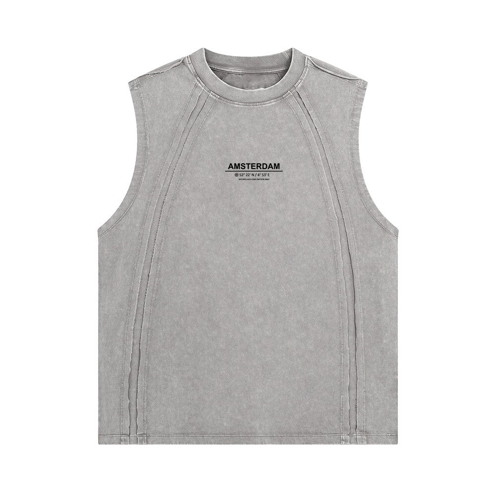 DAAD Unisex Tank Coordinates Grey