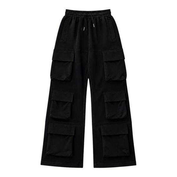 Almost In Common Cargo Pants Full Black