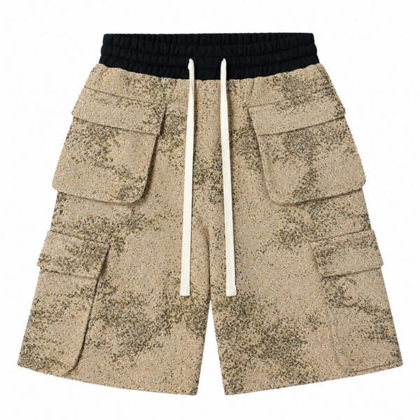 DAAD Unisex Cargo Long Shorts Khaki