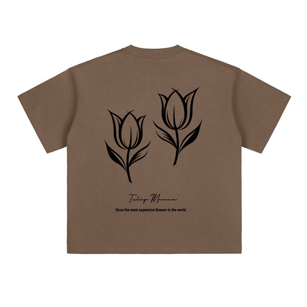 DAAD Unisex Tulip Tee Brown