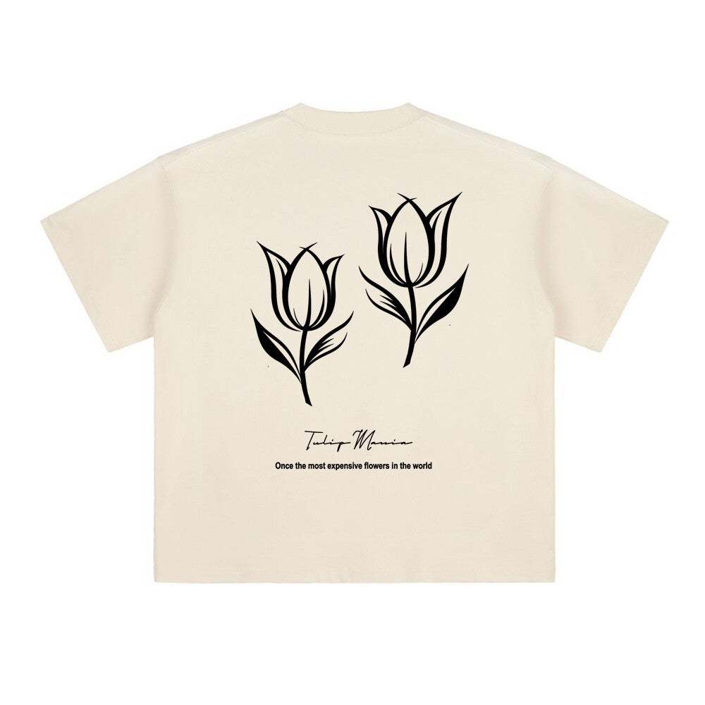 DAAD Unisex Tulip Tee Cream Apricot