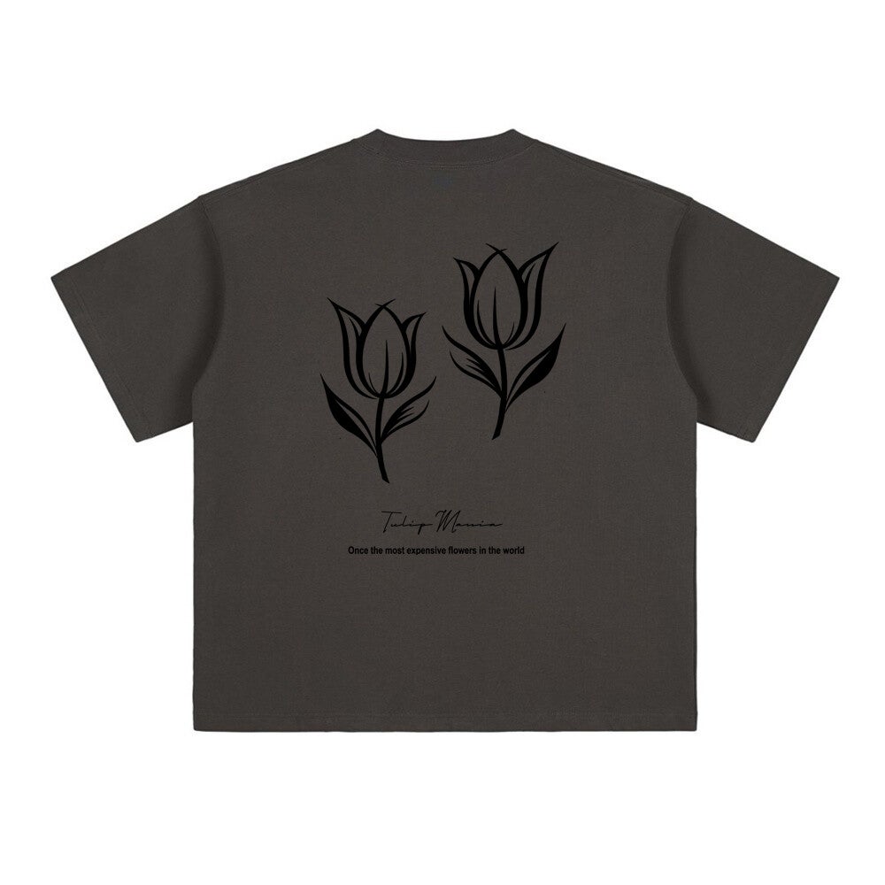 DAAD Unisex Tulip Tee Dark Grey