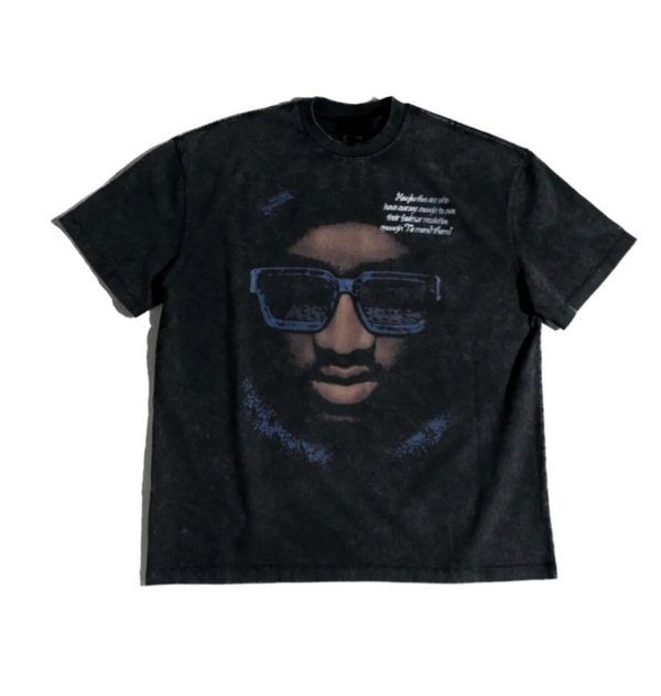 DAAD Unisex Graphic Tee Washed Black