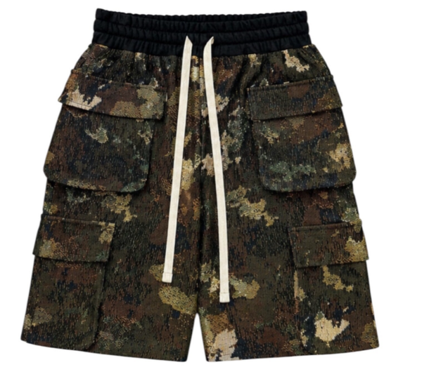 DAAD Unisex Cargo Long Shorts Camo