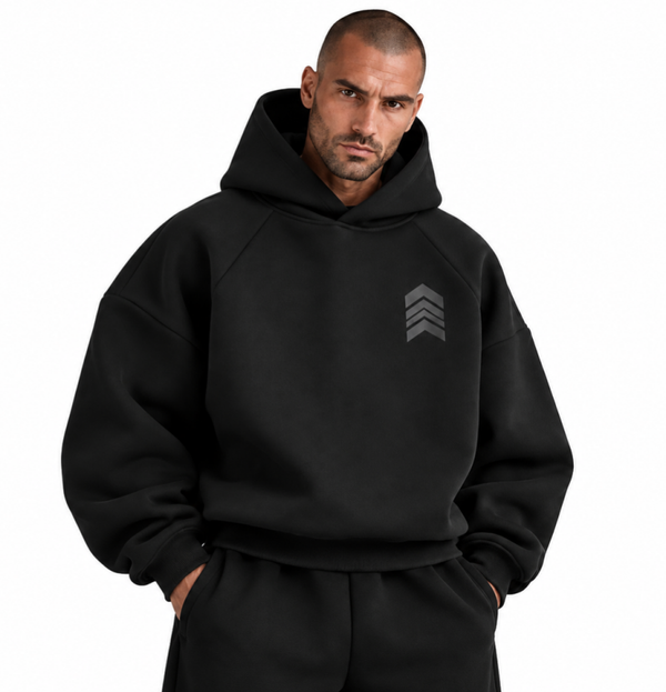DAAD Unisex Arrow Hoodie Black