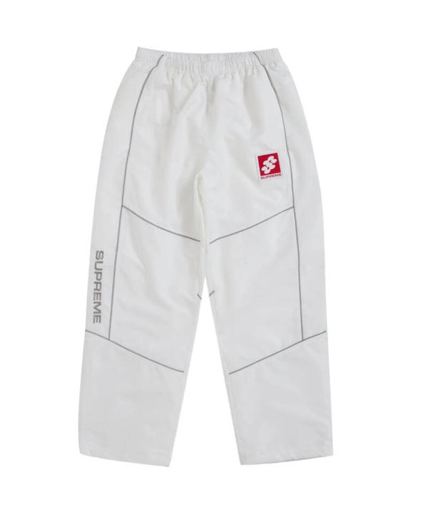 Supreme Reflective Piping Pants White
