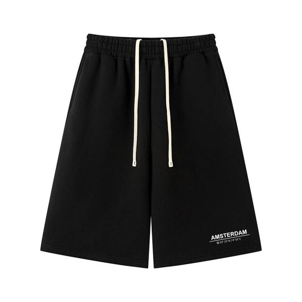DAAD Unisex Long Shorts Partial Coordinates Black