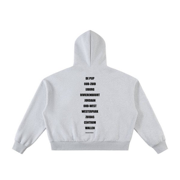 DAAD Unisex Full Zipper Hoodie District Grey