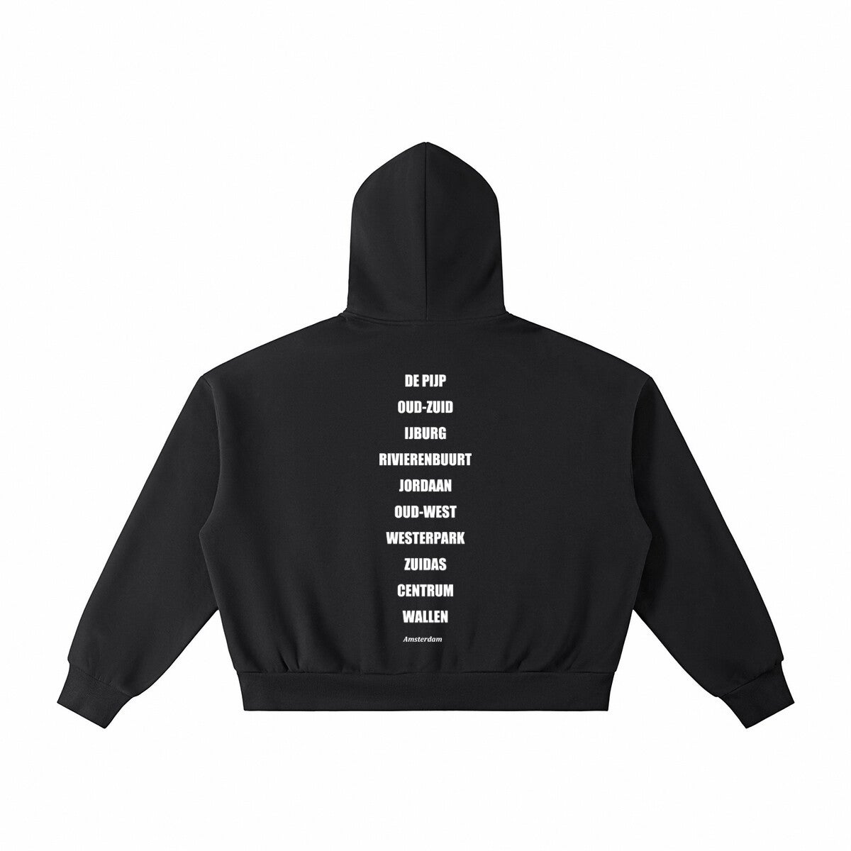 DAAD Unisex Full Zipper Hoodie District Black