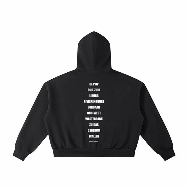 DAAD Unisex Full Zipper Hoodie District Black
