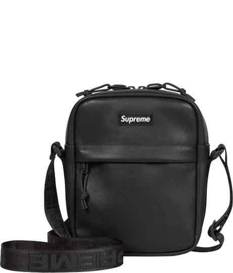 Supreme Shoulderbag Leather Black