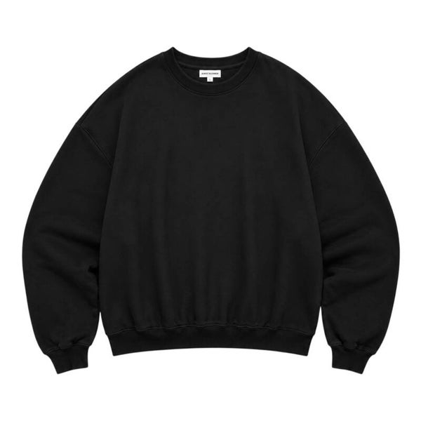 Almost In Common Unisex Crewneck Full Black