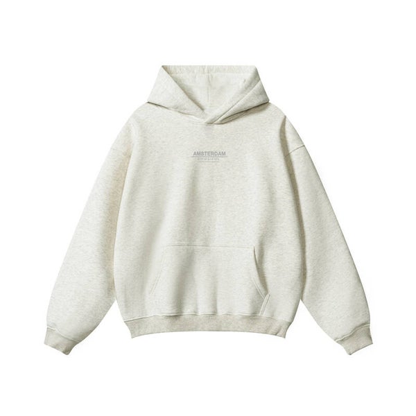 DAAD Unisex Hoodie Partial Coordinates Oat Grey
