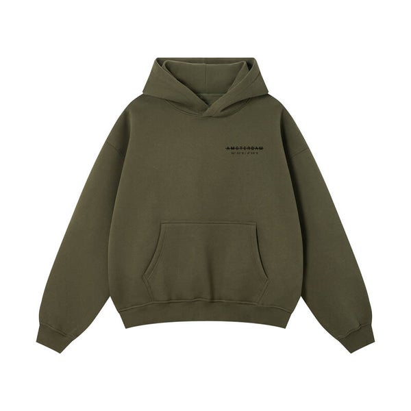 DAAD Unisex Stripe Hoodie Green