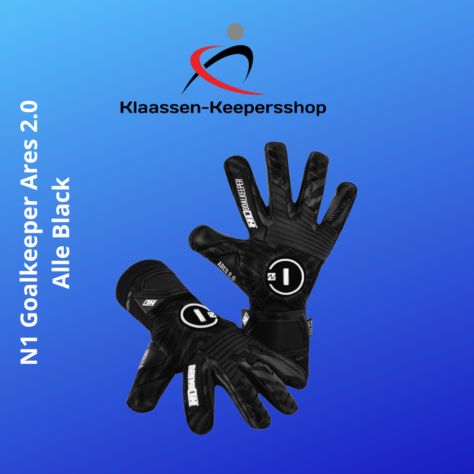 N1 Goalkeeper ARES 2.0 ALL BLACK UGT+ II