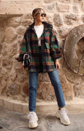 Pistachio Blouse met capuchon