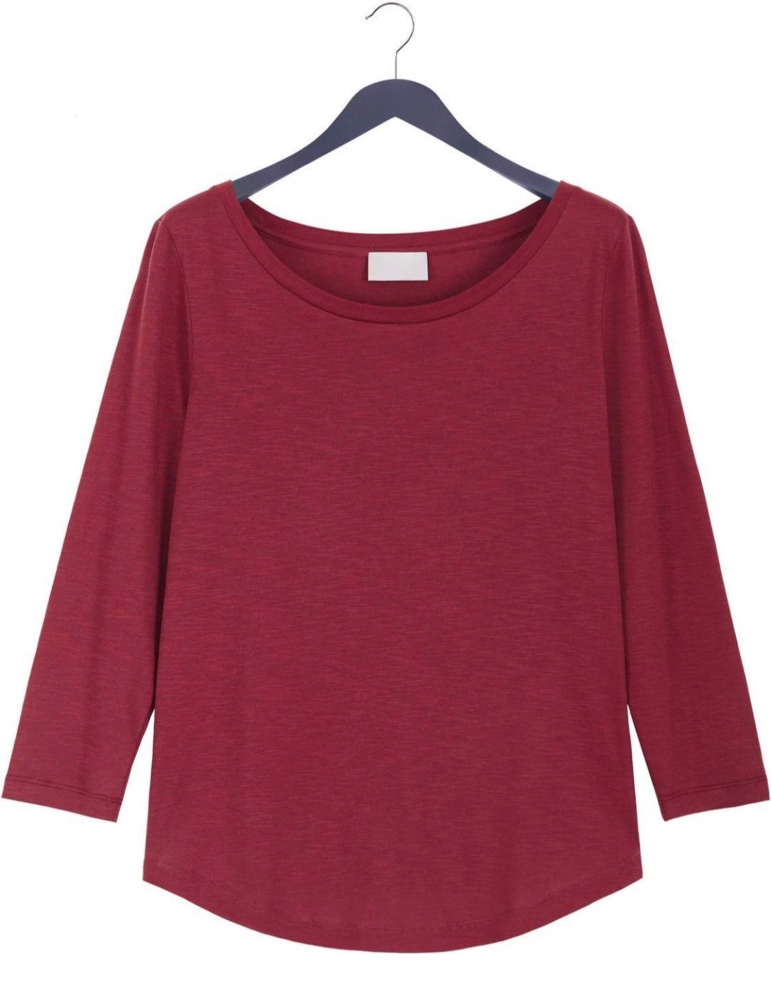 3/4 MOUW DAMES T-SHIRT OUD KERS