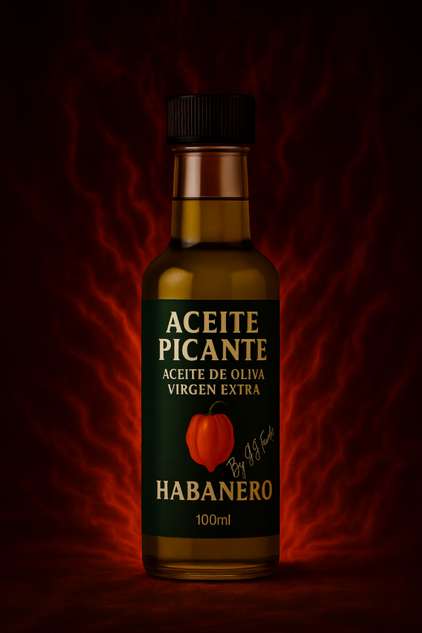 Aceite de Habanero 100 ml | Picante Extremo con Chile Natural
