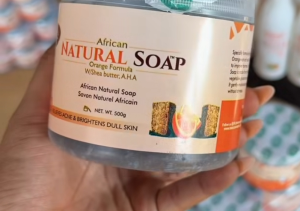 Africa Natural Black Soap Jar