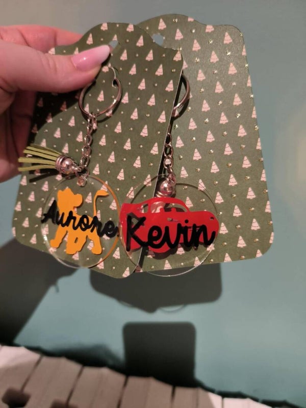 Porte-clé Plexiglass