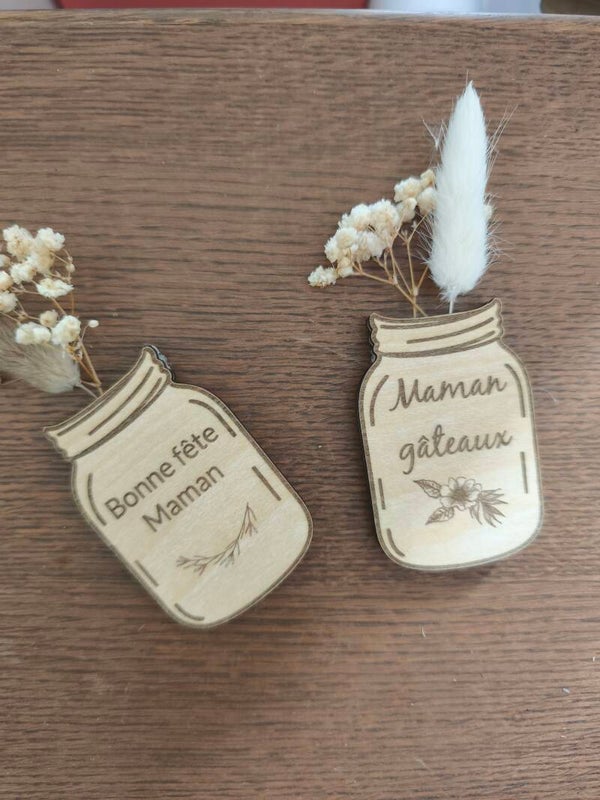 Medaillon de bois personnalisé