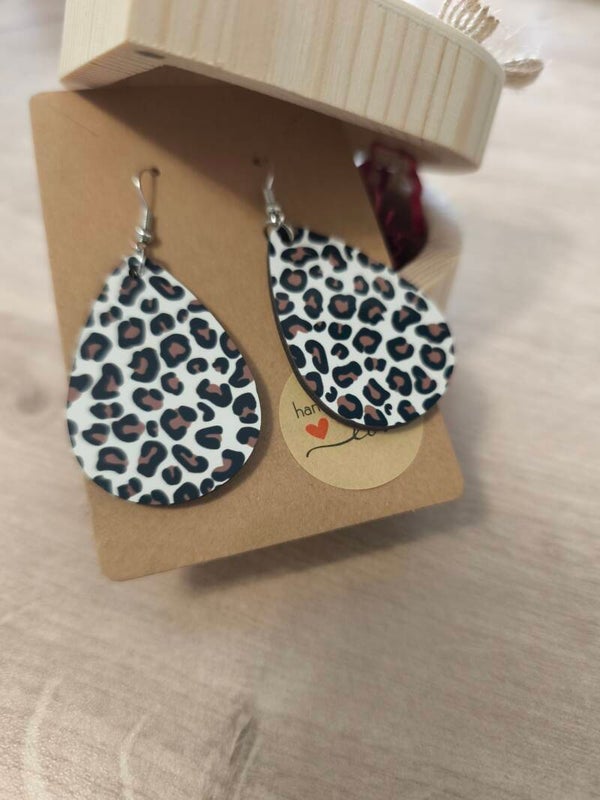 Boucle d'oreille Leopard