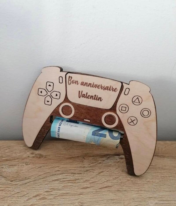 Support à billet - Manette de jeux