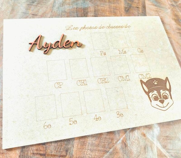 Cadre photo Rentrée scolaire