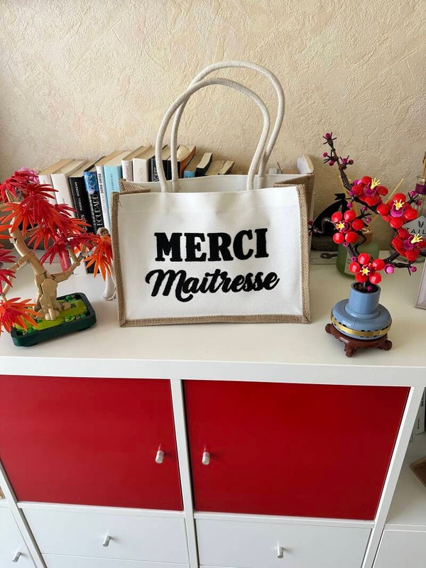 Sac Cabas merci maitresse