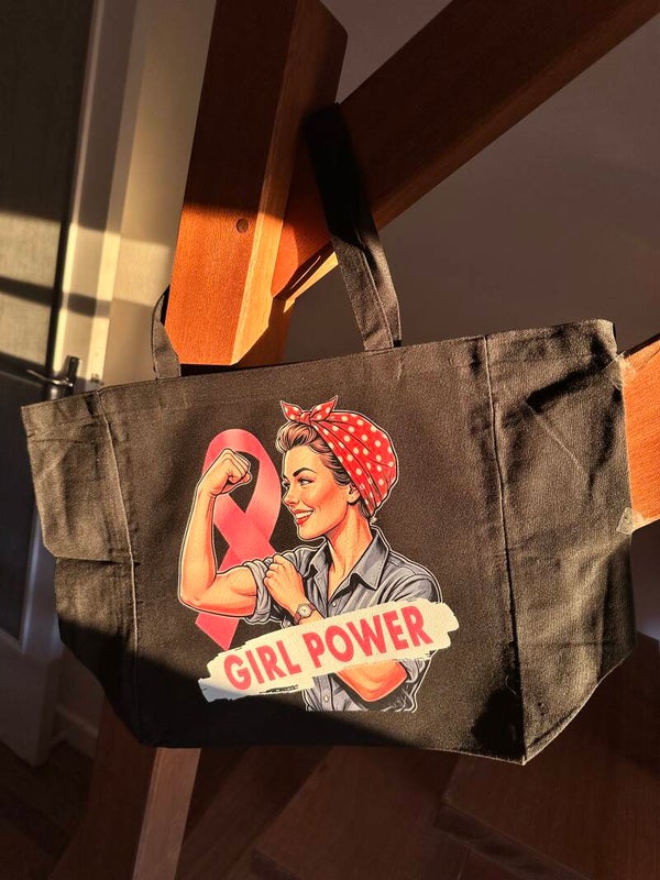 Sac Cabas Rosie Octobre Rose « Girl Power »