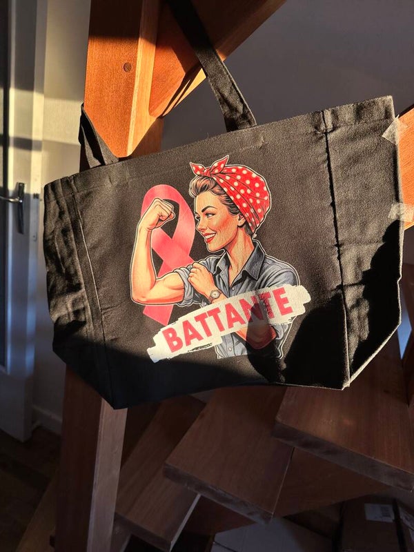 Sac Cabas Rosie Octobre Rose « Battante »